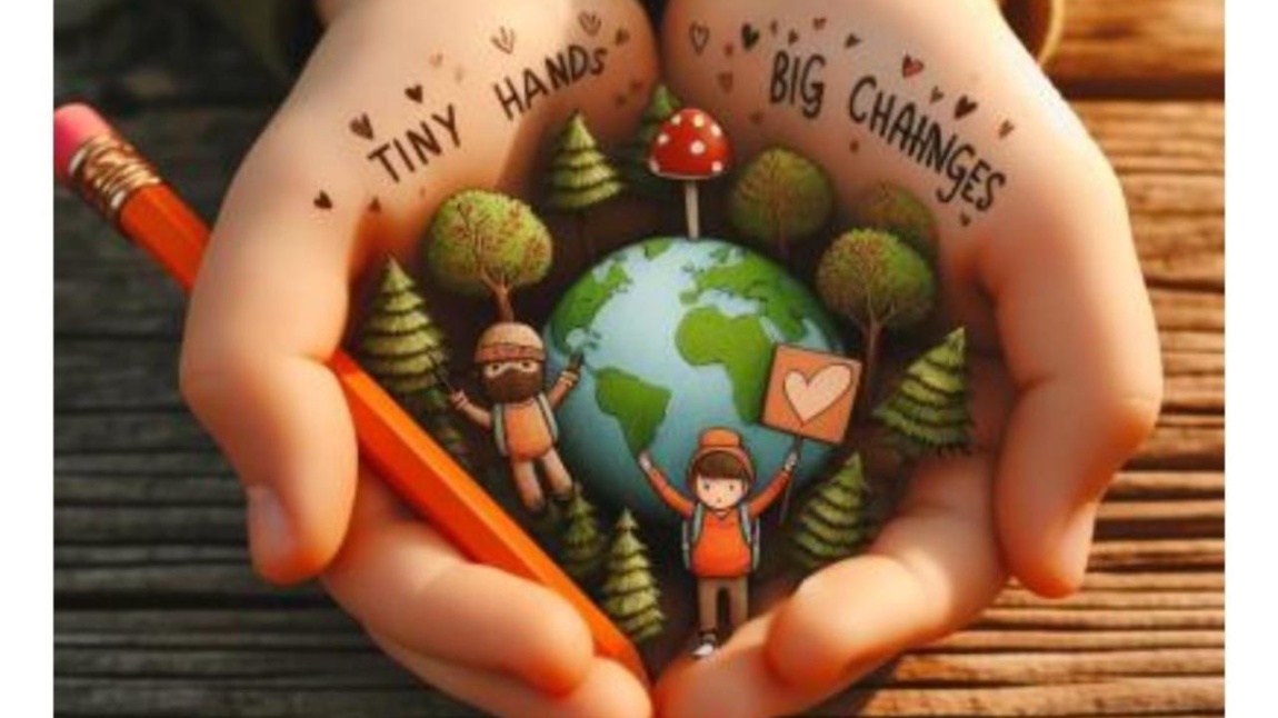 Tiny Hands, Big Changes/ Küçük Eller, Büyük Değişim Uluslararası eTwinning Projemize Başlıyoruz..
